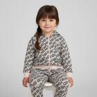 بدلة رياضية للبنات باللونين الوردي والأسود, 1, hi-res