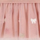 Baby Girls Pink Bow Tulle Dress, 1, hi-res
