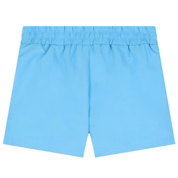 Boys Blue Logo Swim Shorts