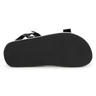 Girls Black & White Logo Sandals, 1, hi-res