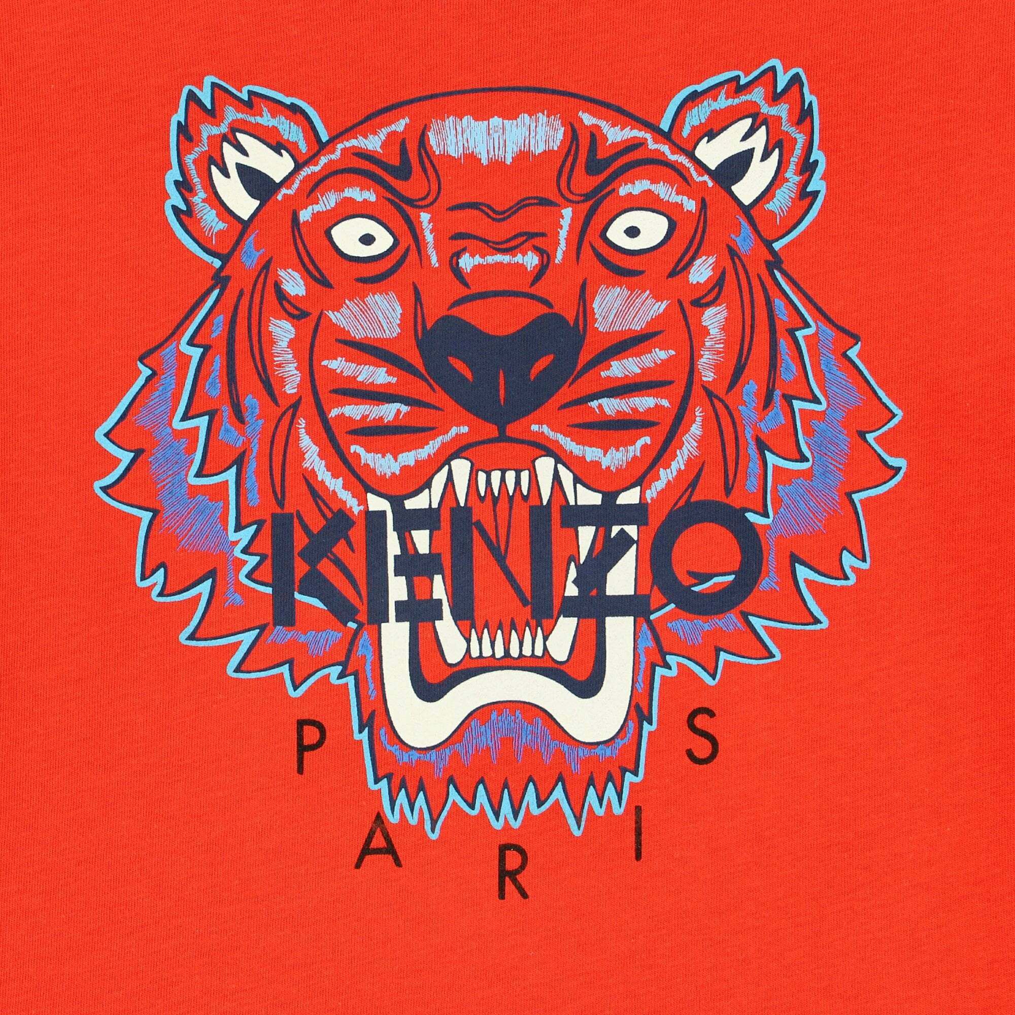 Kenzo red tiger t shirt hot sale