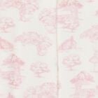 Baby Girls Ivory & Pink Toile de Jouy Babygrow, 1, hi-res