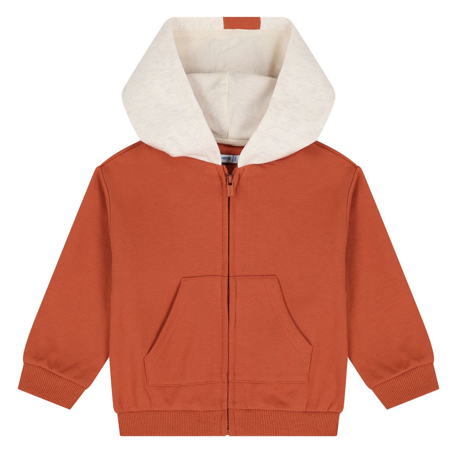Younger Boys White, Orange & Grey Fox Tracksuit ( 3 Piece ), 3, hi-res