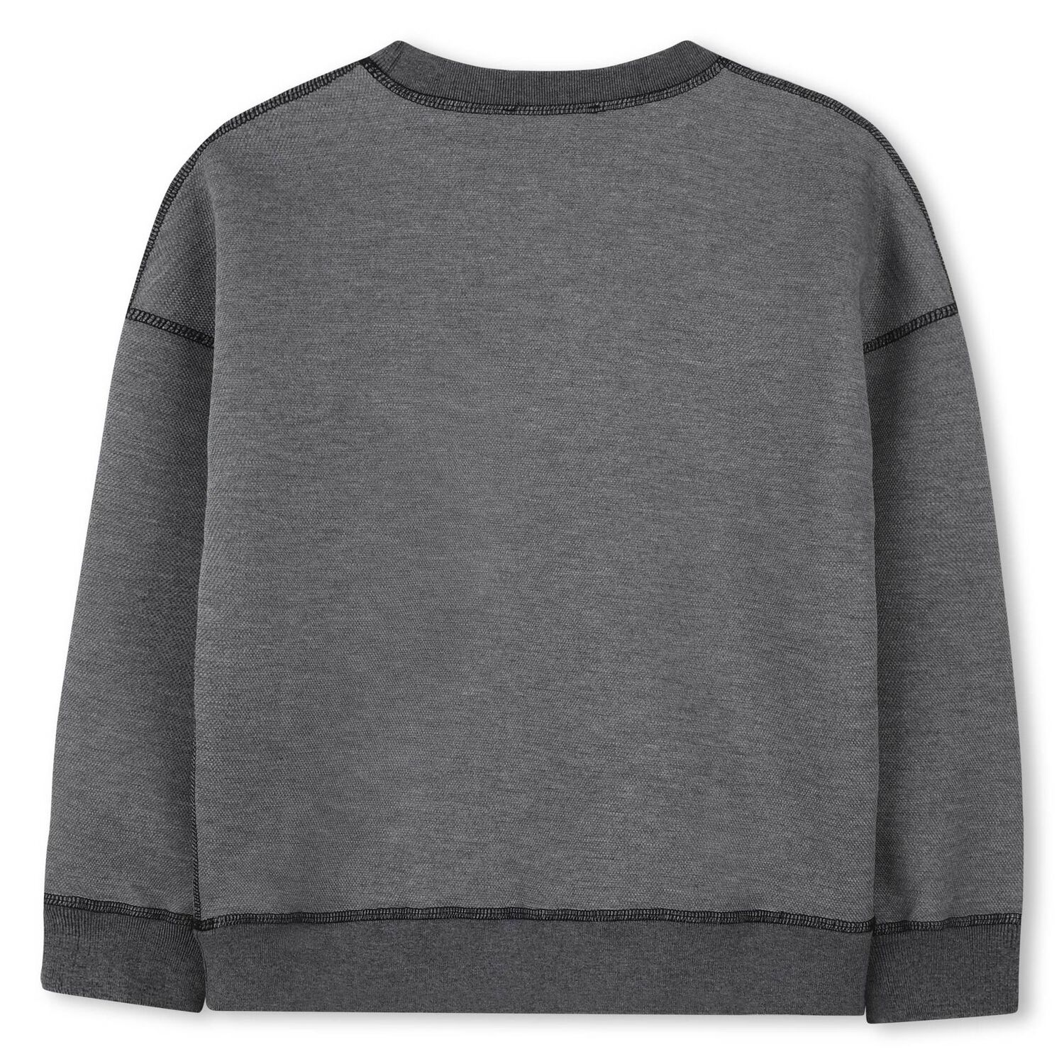 Boys Grey Logo Reversible Sweatshirt , 1, hi-res