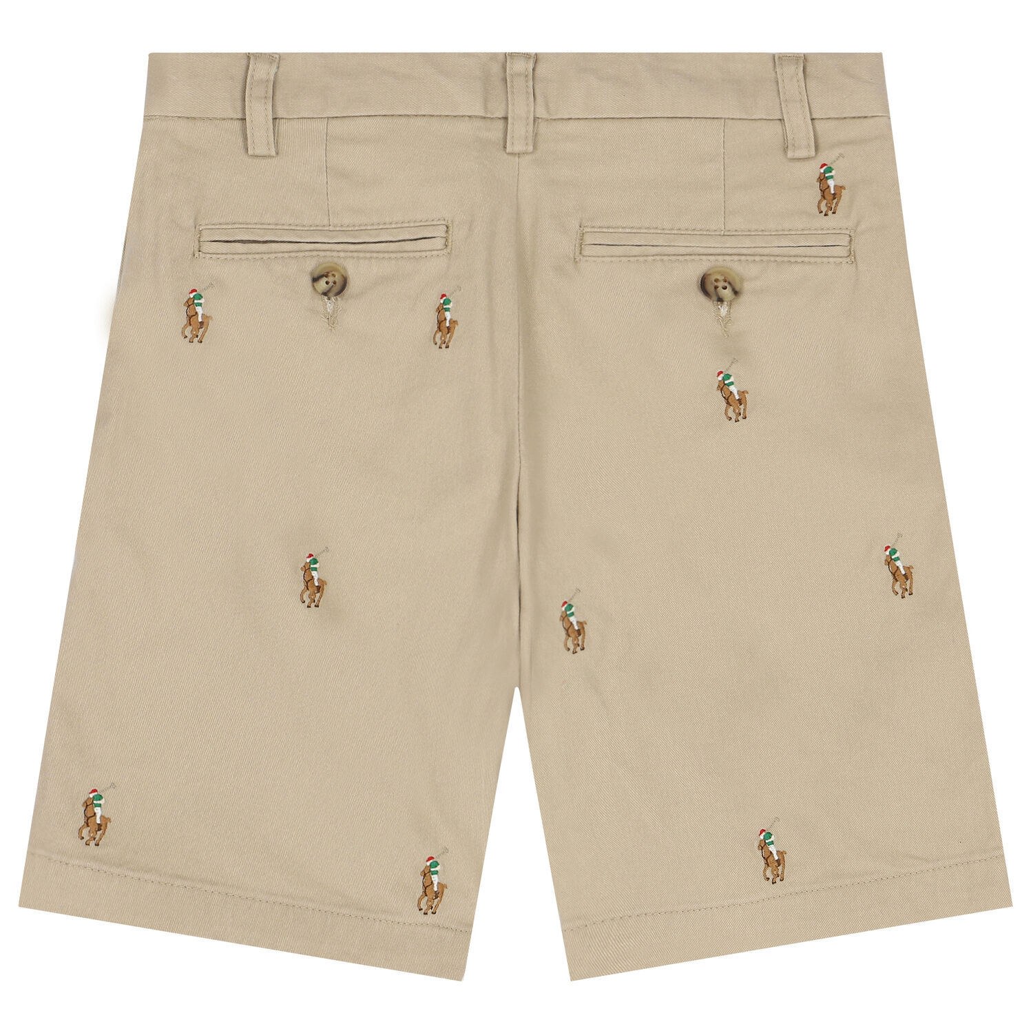 Boys Beige Logo Shorts, 1, hi-res image number null