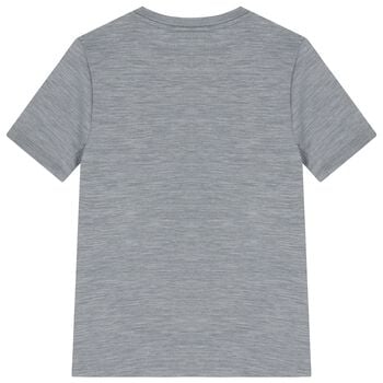 تيشيرت بالشعار باللون الرمادي Dri-Fit