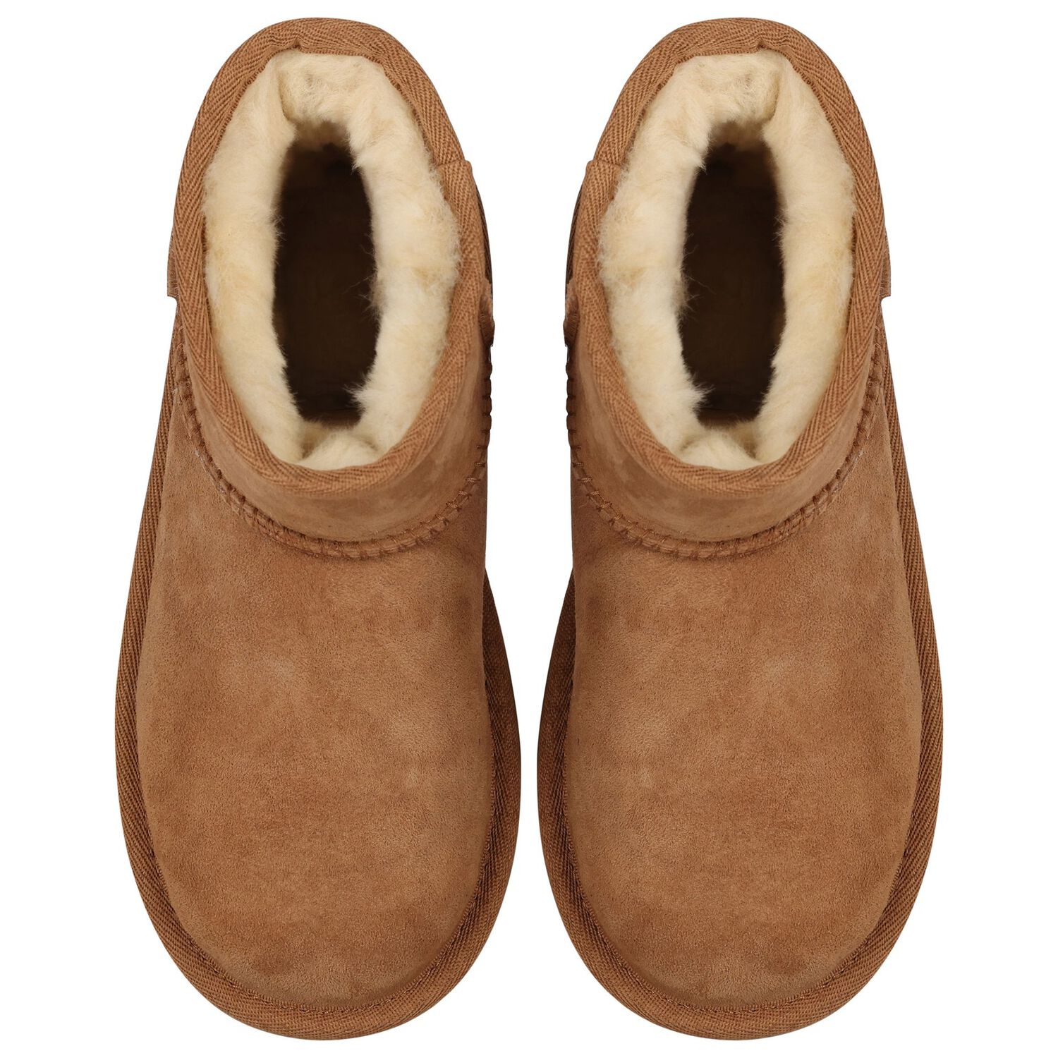 Chestnut Brown Classic Mini II Suede Boots, 2, hi-res