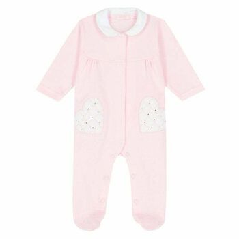 Baby Girls Pink Babygrow