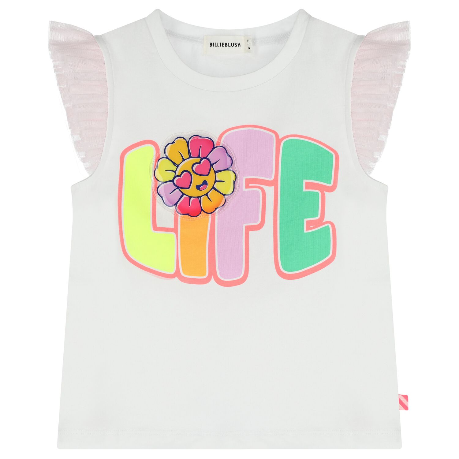 Girls White Top, 1, hi-res