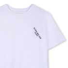 Boys White Logo T-Shirt, 1, hi-res
