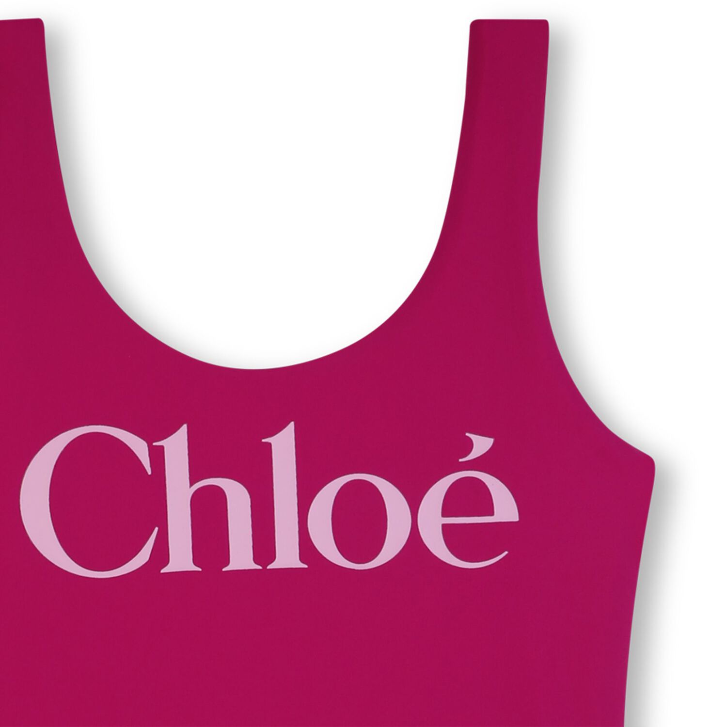 Girls Mini Me Pink Logo Swimsuit, 1, hi-res