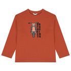 Boys Beige & Orange T-Shirt ( 2pack ), 3, hi-res