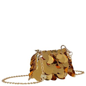 Girls Gold Sequin Bag