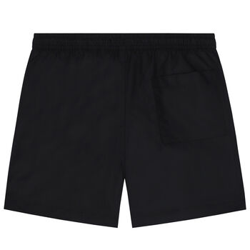 Boys Black Logo Swim Shorts