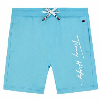 Boys Blue Logo Shorts