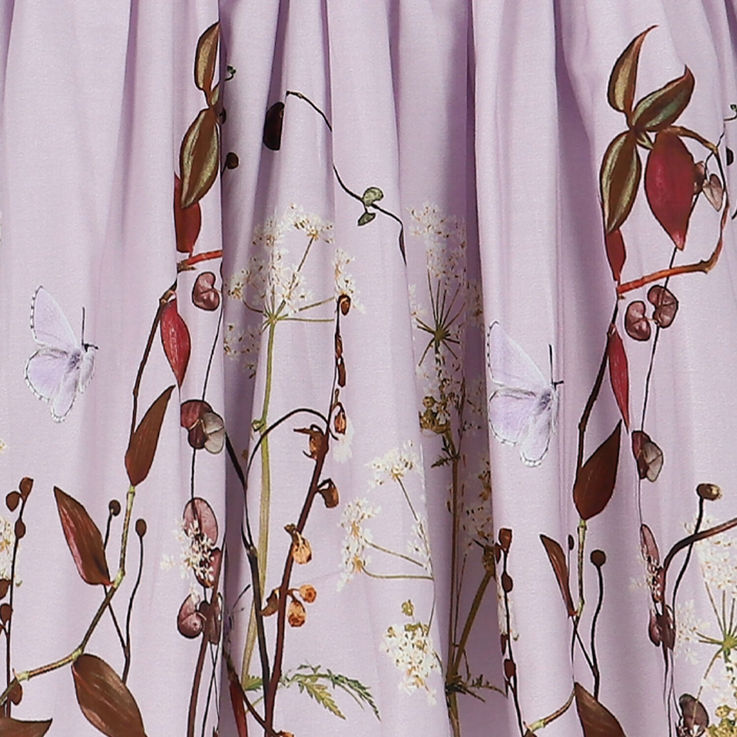 Younger Girls Purple & Red Striped Dress, 1, hi-res