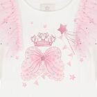 Girls Pink & Ivory Tulle Fairy Wings Skirt Set, 1, hi-res
