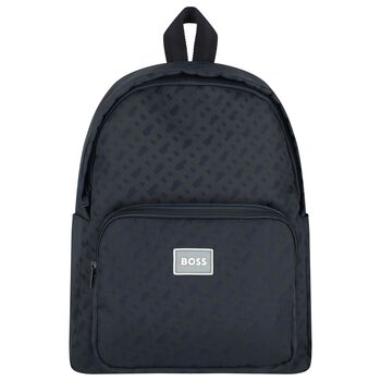 Navy Blue Logo Backpack