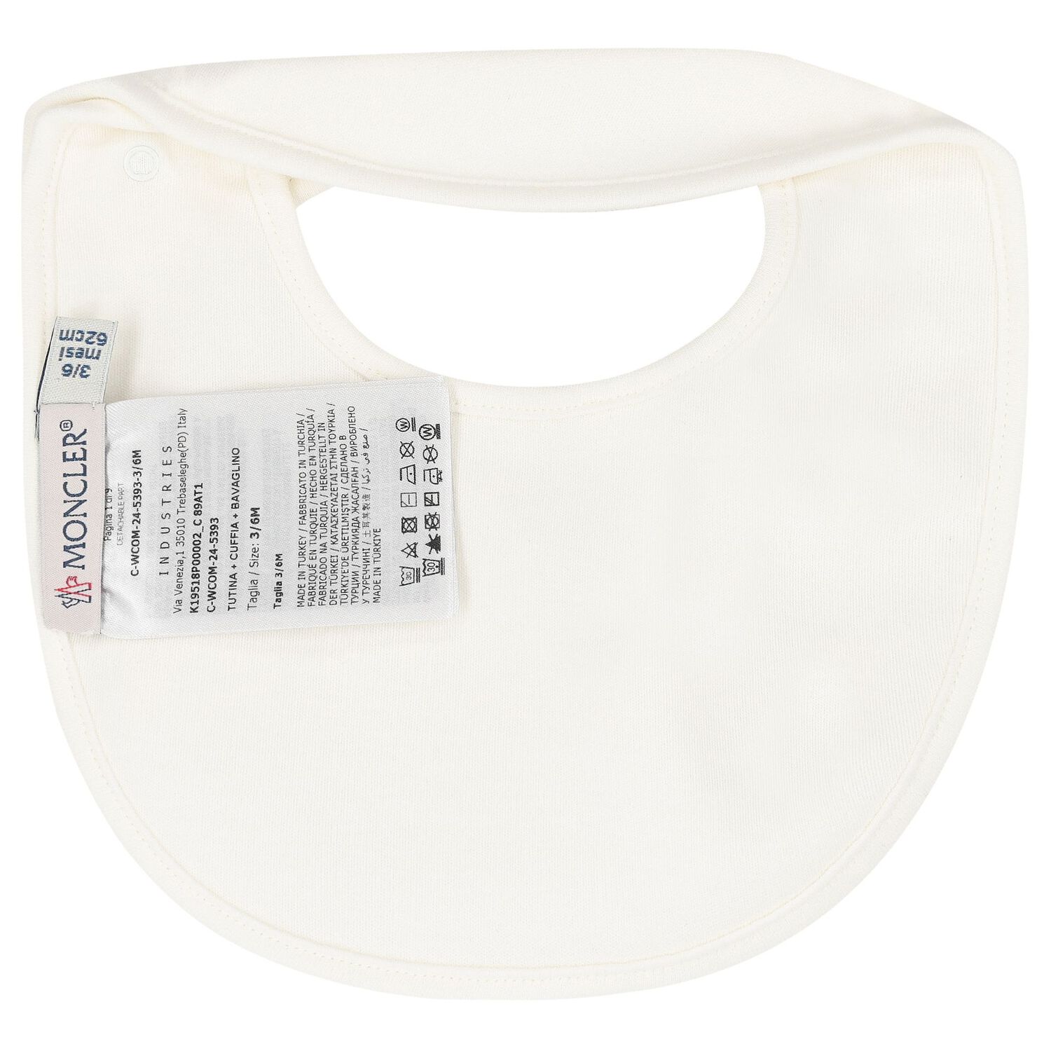 طقم ملابس أطفال بناتي باللون العاجي والوردي بشعار دب تيدي, 1, hi-res image number null