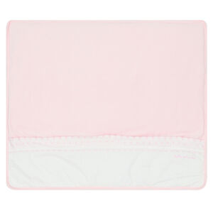 Baby Girls Pink & White Logo Blanket