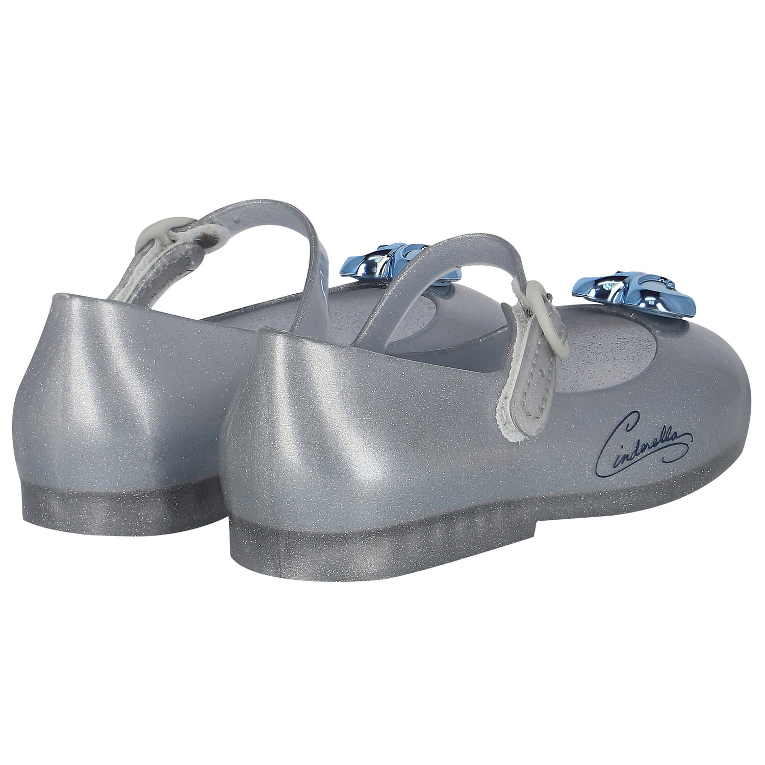 حذاء جيلي باللون الأزرق للبنات, 3, hi-res image number null