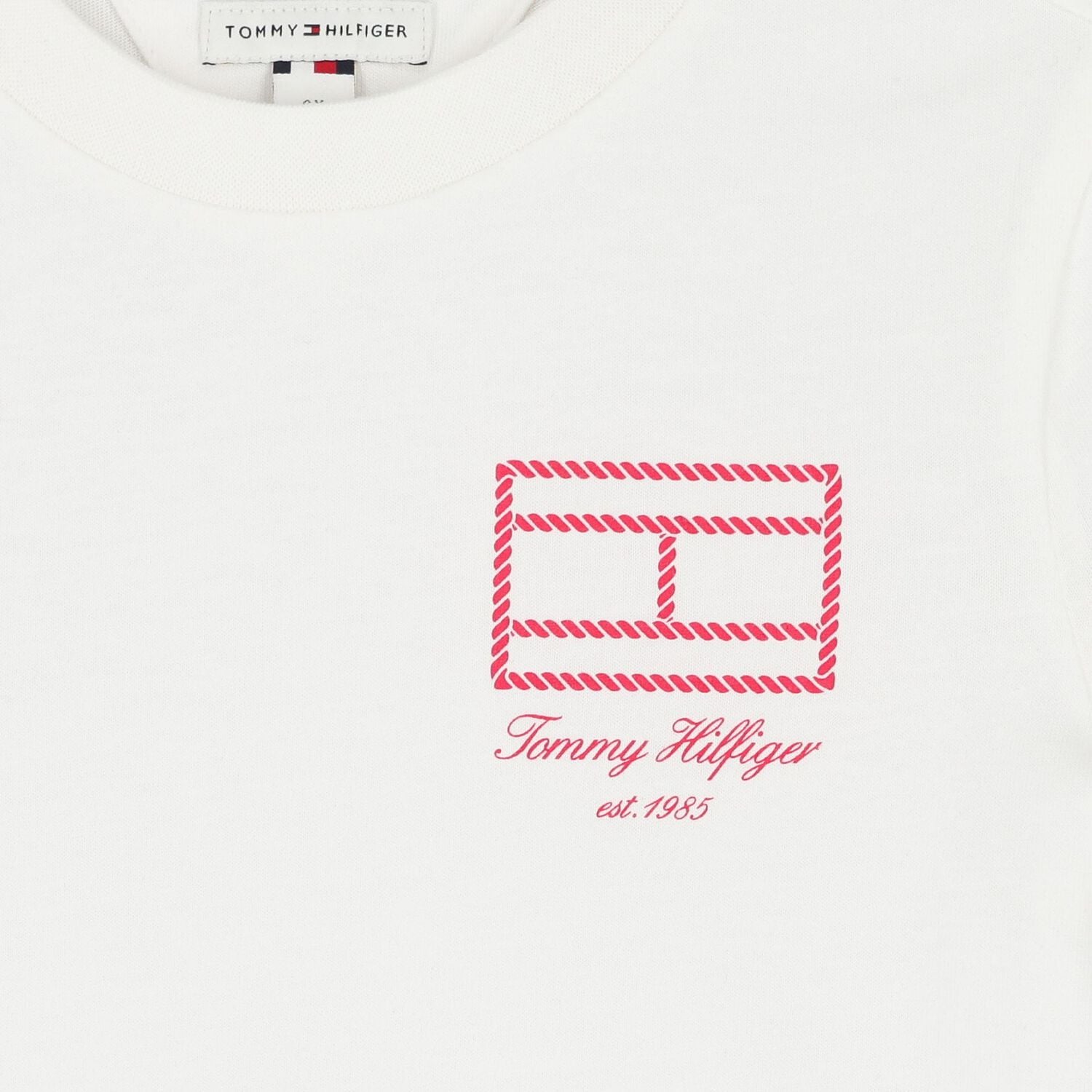 Boys White Logo T-Shirt, 3, hi-res