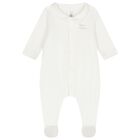 Ivory Logo Babygrow, 1, hi-res