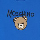 Younger  Blue Teddy Bear Logo T-Shirt, 3, hi-res