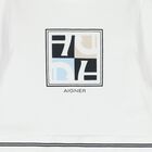 Baby Boys White Logo Babygrow, 1, hi-res