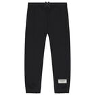 Black Logo Joggers, 1, hi-res