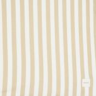 White & Beige Striped Logo Baby Blanket , 1, hi-res