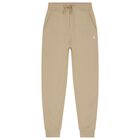 Boys Beige Logo Joggers, 1, hi-res