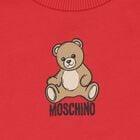 Younger Red Teddy Bear Logo Tracksuit, 4, hi-res