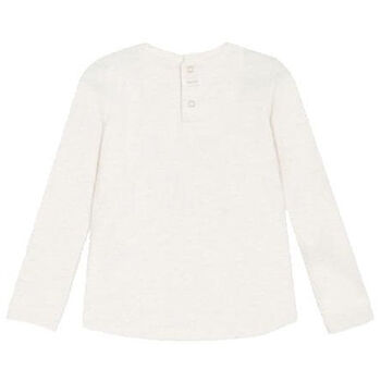 Girls Ivory Lama Top