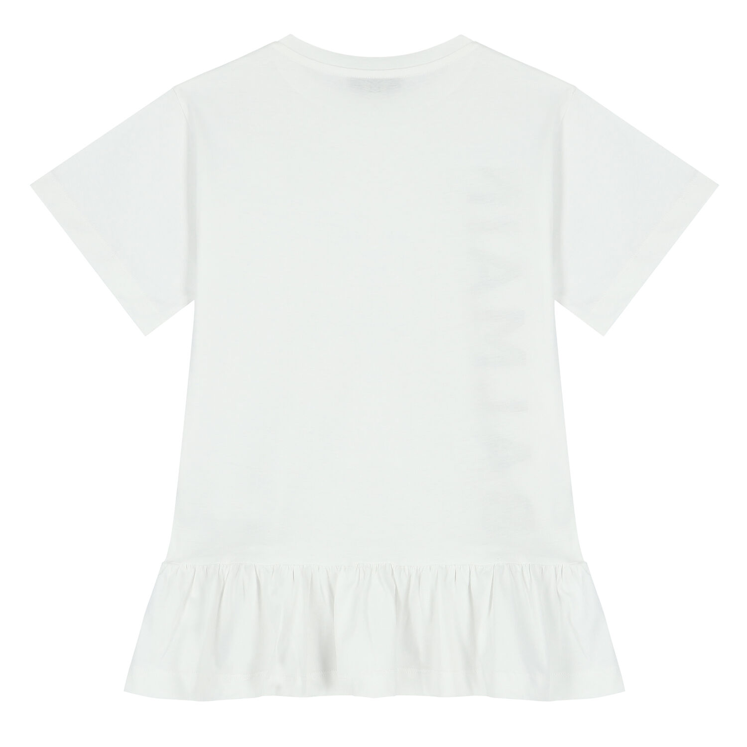 Girls White Logo Dress, 2, hi-res image number null