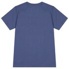 Boys Navy Blue Logo T-Shirt, 1, hi-res