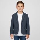 Boys Blue Smart Blazer, 1, hi-res