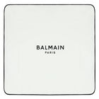 White Logo Baby Blanket, 1, hi-res
