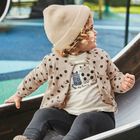 Younger Girls Ivory, Beige & Grey Cat 3 Piece Leggings Set, 3, hi-res