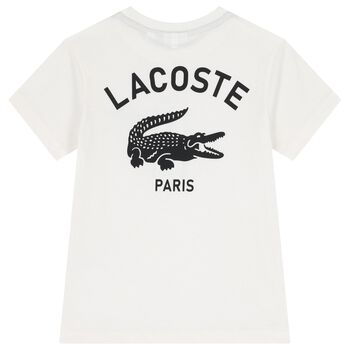 Boys White Logo T-Shirt