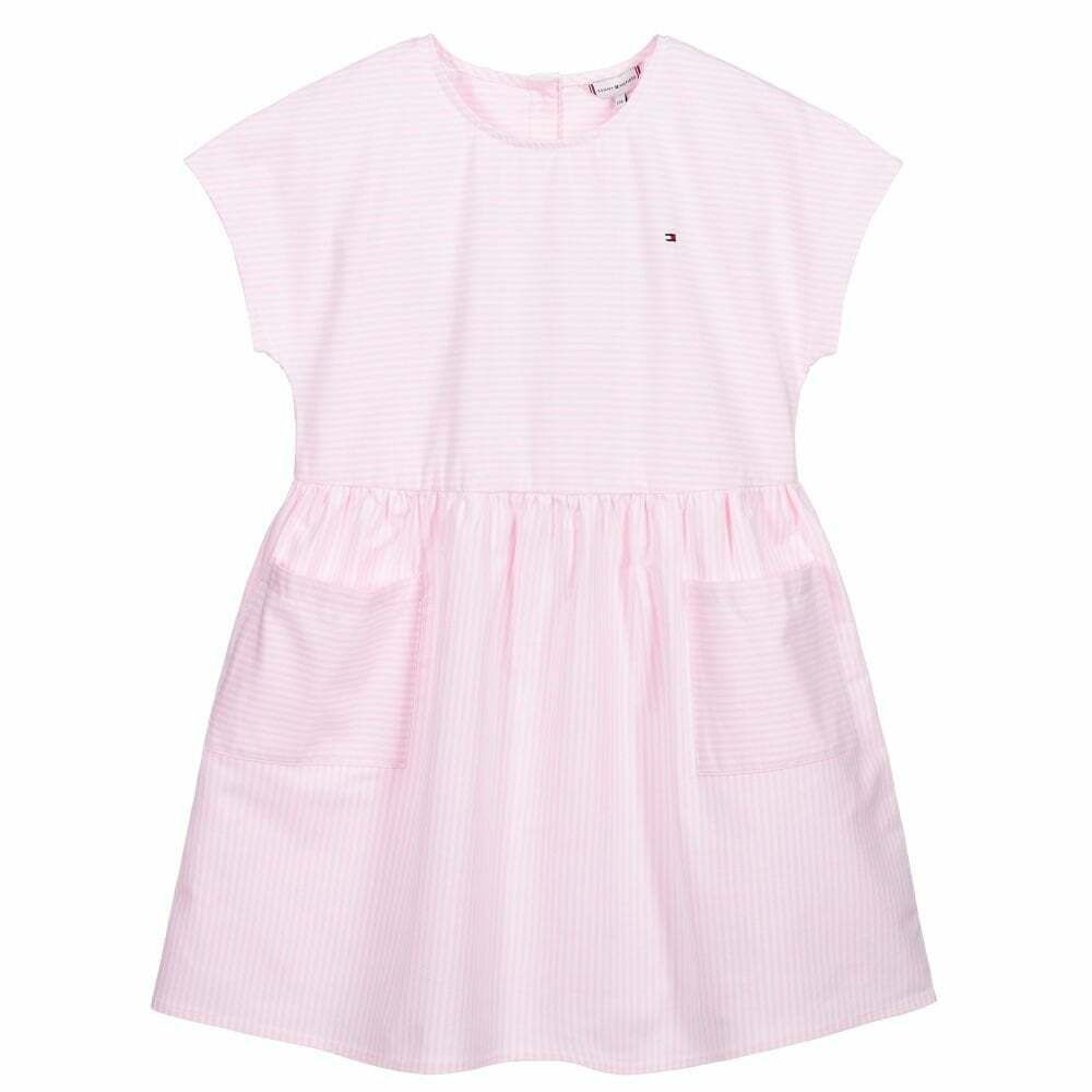 Tommy hilfiger pink dress sales
