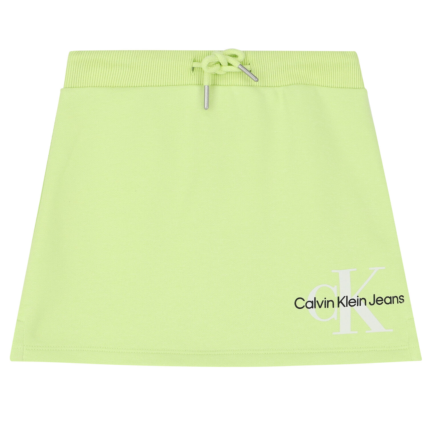 Girls Green Logo Skirt, 1, hi-res
