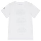 Boys White Logo T-Shirt, 1, hi-res