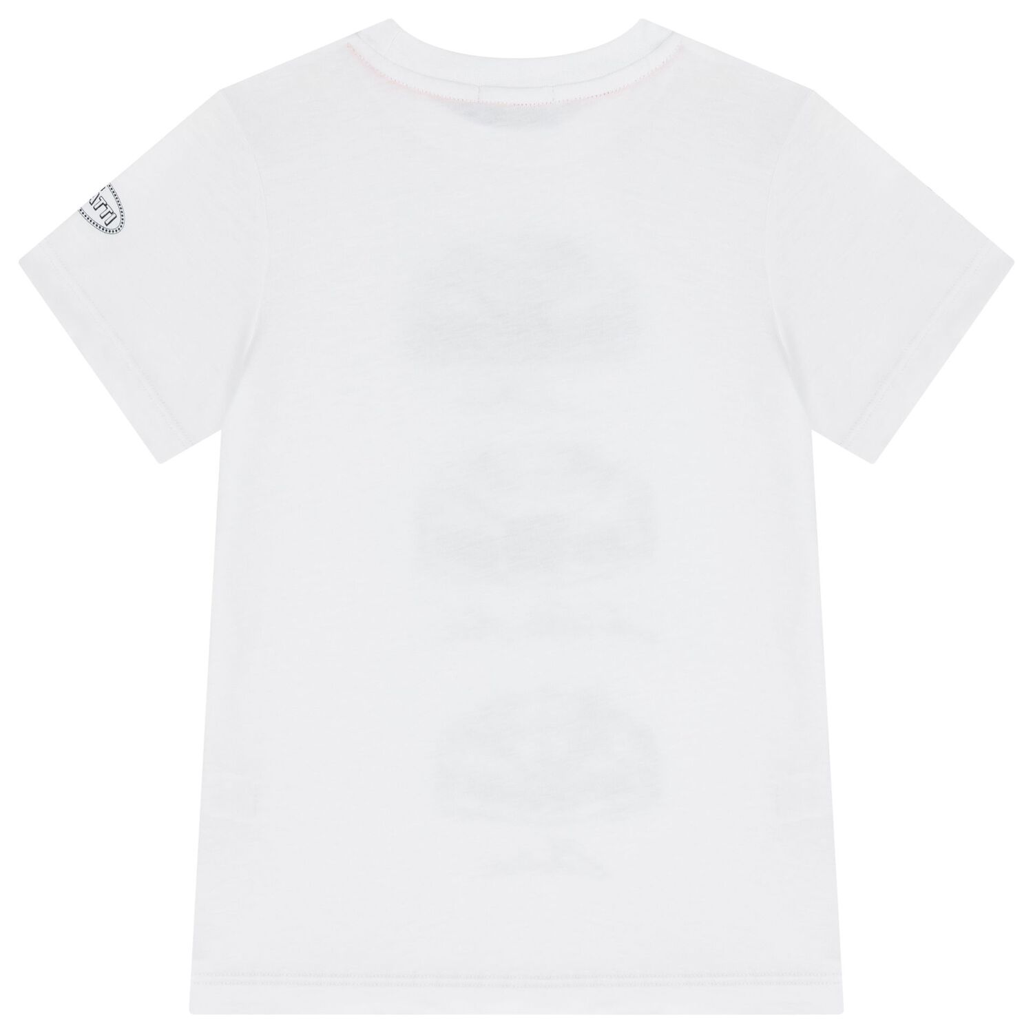 Boys White Logo T-Shirt, 1, hi-res