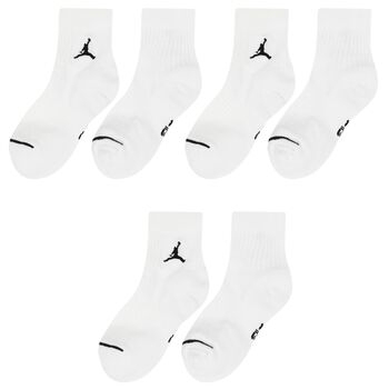 White Jordan Logo Socks ( 3-Pack )