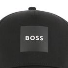 Boys Black Logo Cap, 1, hi-res