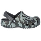 Black & Grey Classic Camo Clogs Sandals, 1, hi-res