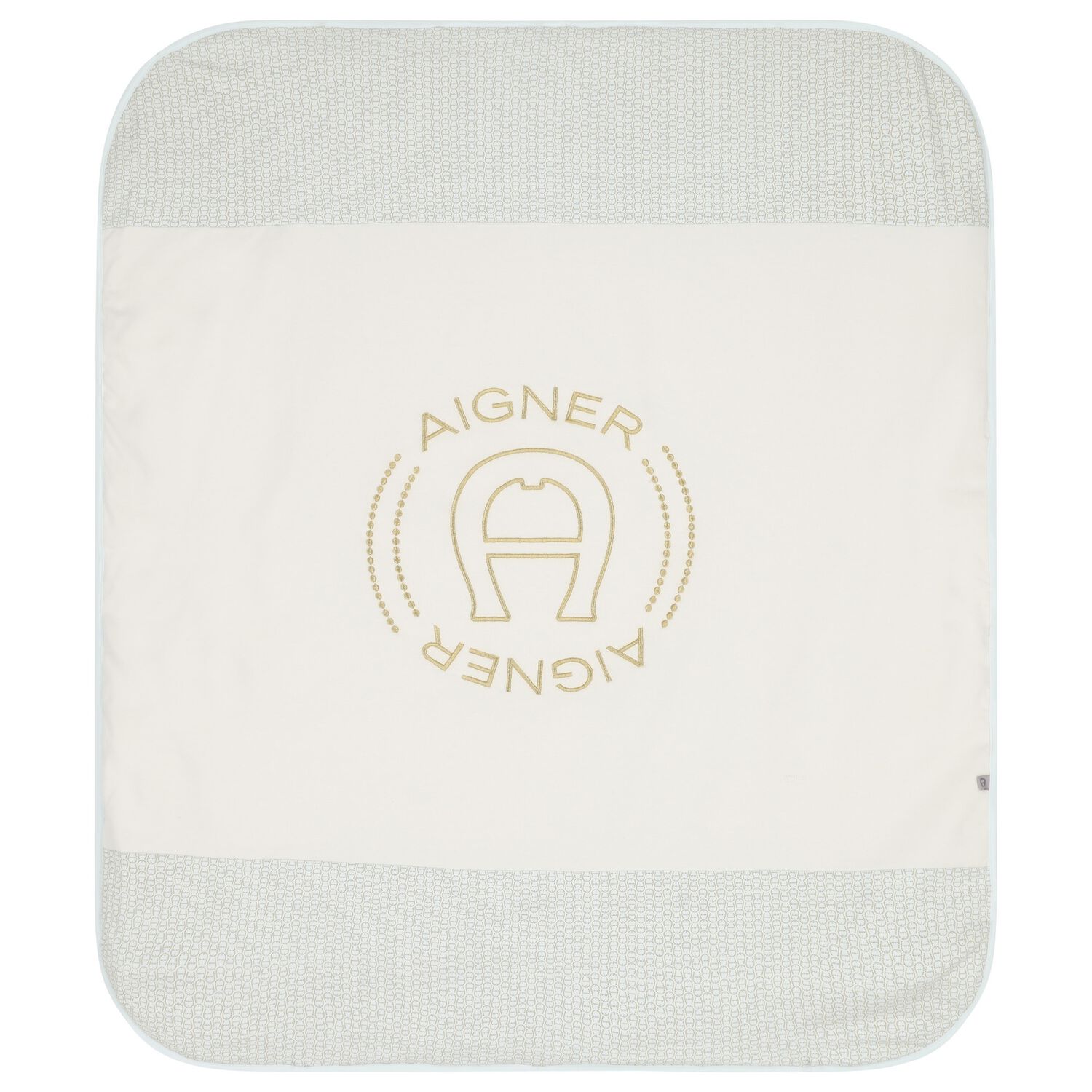 بطانيه اولاد باللون العاجى والازرق , 2, hi-res