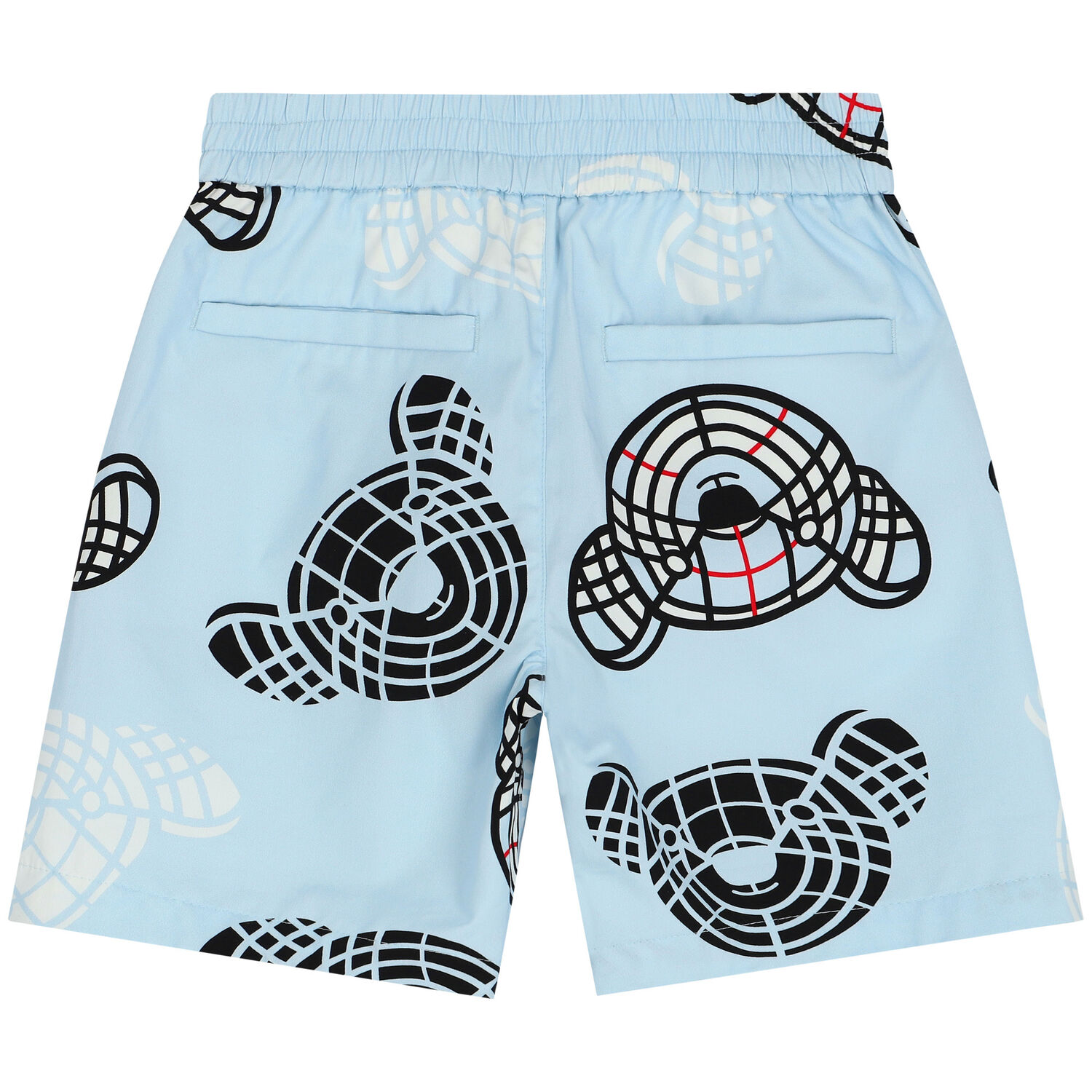 Boys Blue Thomas Bear Shorts, 1, hi-res
