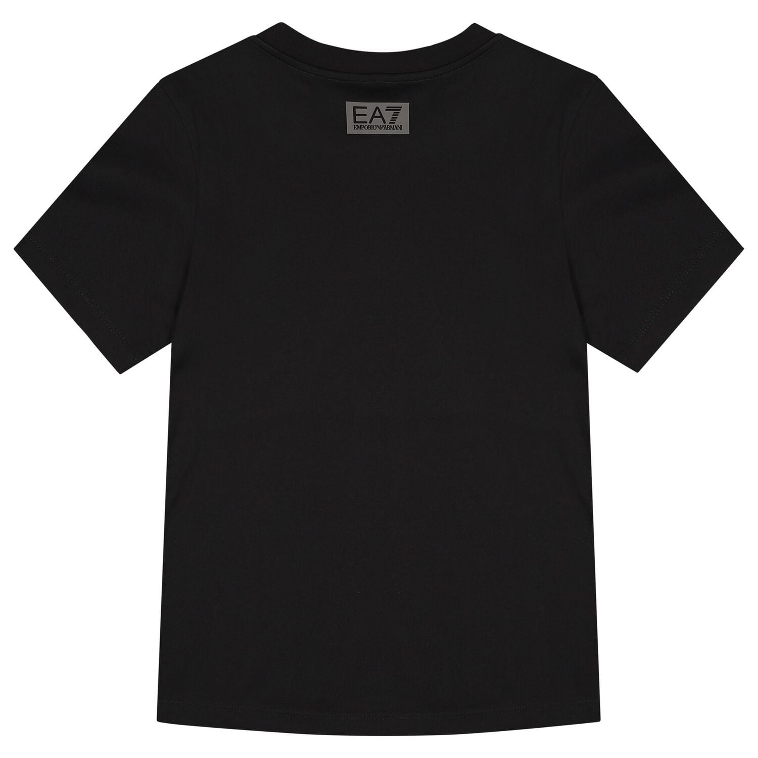 Boys Black Logo T-Shirt, 1, hi-res